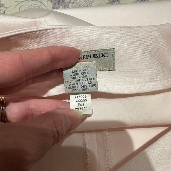 Banana Republic Size 2 Pencil Skirt Timeless Classic Blush Pink Girly Pretty - Picture 6 of 8